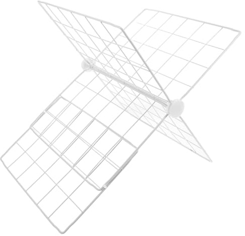 ULTECHNOVO Organizer per Freezer in Ferro Divisori Regolabili e Design a Griglia Traspirante, Cestello Salvaspazio per Congelatori e Frigoriferi
