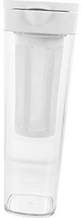 KICHOUSE Brocca Per Acqua Con Filtro A Rete Rimovibile Per Bottiglia Filtrante Brocca Per Filtro Per Succo 1 5 L Bianca Facile Da Tenere