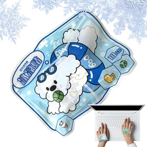 fayarrd Cerotti refrigeranti | 10 pezzi dischi in gel morbidi, riutilizzabili compresse refrigeranti portatili, per adulti, viaggi, casa, campeggio, attività all'aperto