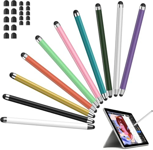 Styluslink 2-in-1 Touchscreen-Stifte 10 Stück, für alle Tablets und Handys