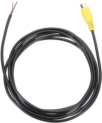 sourcing map 6.6FT RCA to Bare Wire Speaker Cable, 22AWG Replacement Yellow RCA Female Plug to Open End Pigtail Audio Cable Connector Adapter for Amplifier, Home Audio Speakers