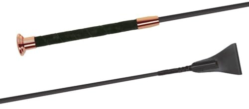 JA Horse JA0025 Fleck SILKTOUCH Premium Springgerte, Rosegold, 50 cm | Hochwertige Springgerte mit Ultrasoft-Griff & SilkTouch-Oberfläche für optimalen Halt beim Springreiten