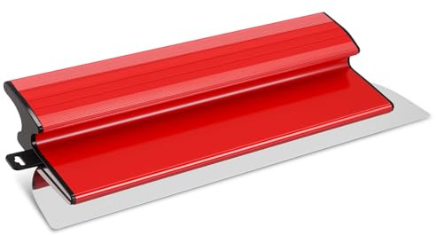 Trockenbau-Skimming-Klinge 40 cm – Edelstahl-Putzspatel mit Z-förmigem Griff, leichtes Speed-Skim-Werkzeug für Verputzen, dekorativen Beton, Wände, Böden und Arbeitsplatten