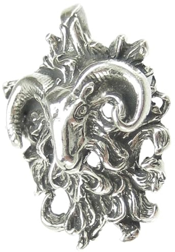 Maldon Jewellery Ram Sterling Silber Anhänger .925 x 1 Widder Rams Zodiac Anhänger