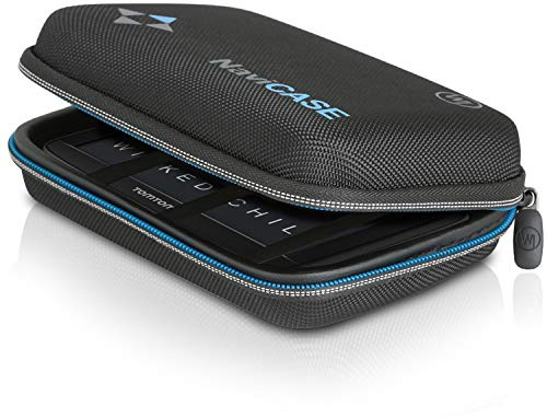 Wicked Chili Schutztasche für Navigationsgerät kompatibel mit Garmin Drive und kompatibel mit Tomtom - Case für Navigationsgeräte mit 4.3/5 Zoll Display (max. Größe 15 x 10 x 4.5 cm) schwarz