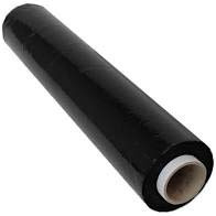 TotalPack Pack Standard Core Palette Stretch Film Plastique Polythène Transparent 17 microns Noir 500 mm x 250 m