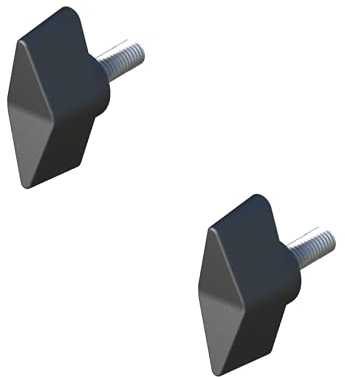 Butterfly Flügelschraube, Griffschloss Keilrahmen, M4 x 25, Packung mit 2