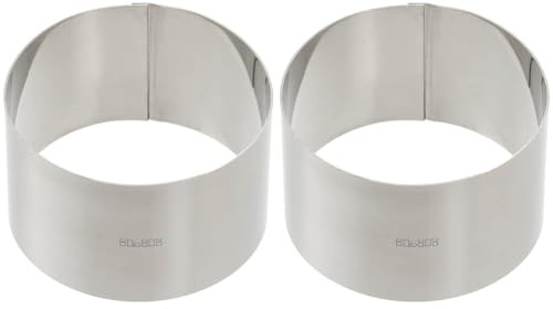 IBILI Clasica Dessertring rund, 10 cm Durchmesser, 6 cm Höhe, 1 Stück (Packung mit 2)