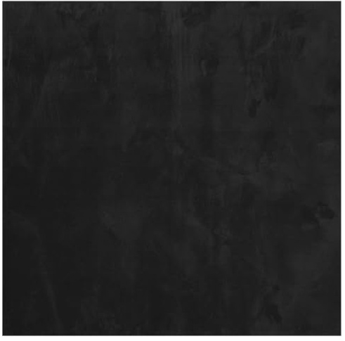 vidaXL Teppich HUARTE Kurzflor Weich und Waschbar Schwarz 120x120 cm