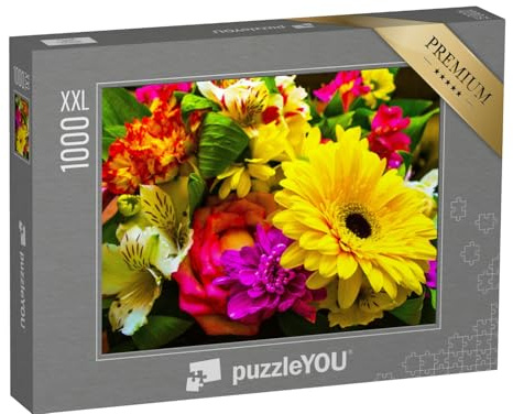 Puzzle 1000 pièces XXL « Bouquet de Fleurs d'été »