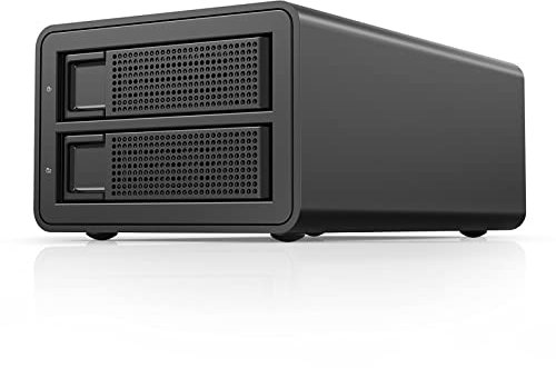 Hard Drive Enclosure, 2-Bay 3.5 USB3.0 To SATA with RAID Aluminum HDD Dock and 48W Power Adapter, Supports UASP, Total Capacity Up To 32TB (2 X 16TB HDD)