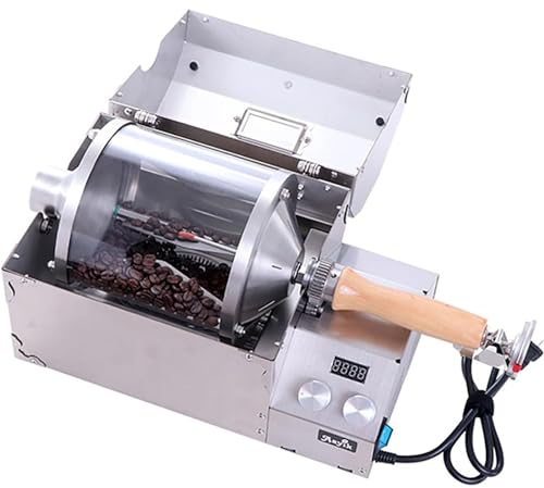 Coffee Roaster Machine, 1200W Electric Coffee Bean Roasting Machine - Temperature Adjustable, Ideal for Cafe Shop and Home Use