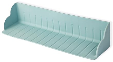 Bathtub Splash Guard, Kids Bath Toy Shelf Spill-Proof Bathtub Tray Kitchen Sink Organizer Waterproof Barrier Suction Cup