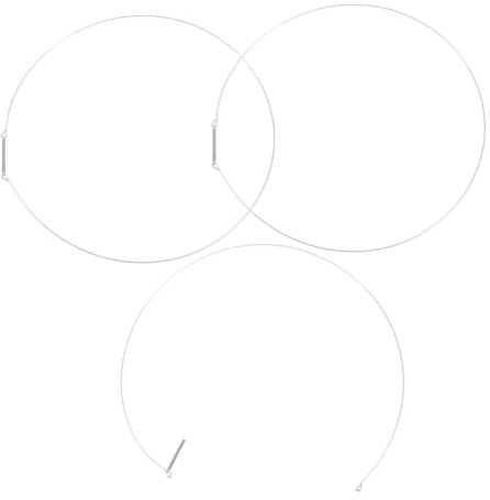 Gatuida 3pcs Washer Door Seal Clamp Heavy-duty Spring Wire Retainer Quick Install Washing Machine Door Gasket Replacement for Front Load Washer