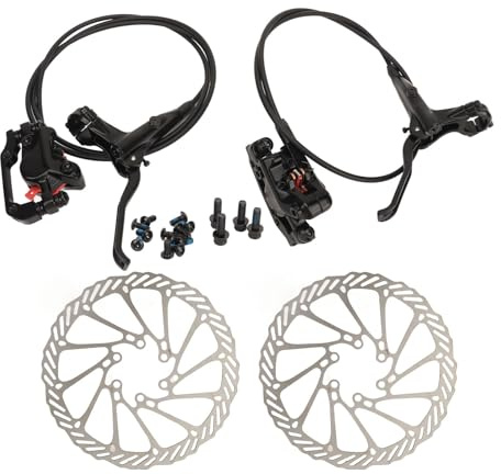 Freni idraulici Kuuleyn, kit freno a disco in bici, kit freno a disco idraulico Bike mountain bici da freno set per biciclette per biciclette a ruote in bicicletta bicchetta