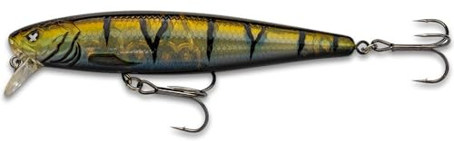 Monkey Lures Rollin Lui 115 - flachlaufender Wobbler für Zander und Hecht, 21 Gramm & 11,5 cm, Zander Köder und Hecht Köder zum Raubfischangeln, Zanderwobbler