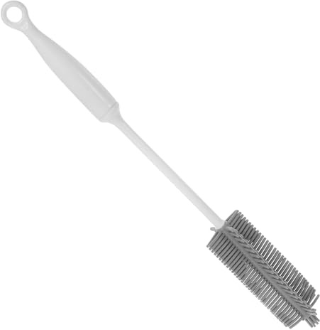 GRIRIW Small Long Straw Cleaner Brush for Water Bottles Milk Bottles Tea Infusers with Handle for Reach Corners in Kitchen and Home Use