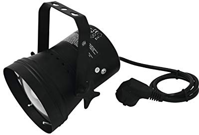 Eurolite T-36 Pinspot mit Stecker, schwarz für PAR-36 6 V/30-W-Lampe
