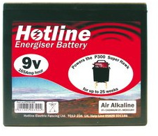 Batterie de clôture 9 V – 130 A.