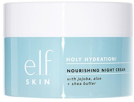 e.l.f. Nourishing Night Cream, Lightweight & Non-Greasy, Ultra Hydrating Formula, 49.9 g (Pack of 1)