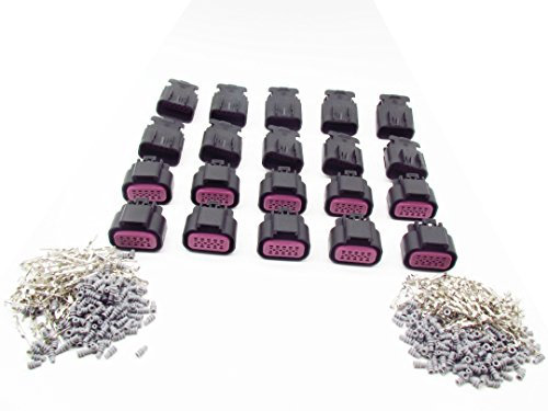 Cnkf 10 set Delphi nero 10 pin maschio femmina pin connettore con terminali automatica