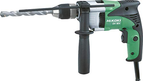 HIKOKI 51212006 - Perceuse à percussion électrique 590W Mandrin 13mm 2900rpm 46400imp avec butée de profondeur et boîtier DV16VZ Noir
