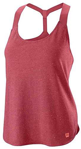 Wilson Damen, Competition Flecked Tank-Top Berry, Rosa