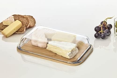 bambuswald 2x Scatole Piatte per Affettati da 1,6 L