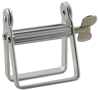 KOMBIUDA Tubenquetscher Für Zahnpasta Aus Aluminium Handpresse Für Tuben Spart Multifunktional Für Cremes Farben Und Kosmetika