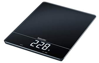 CBDOZP Balances électroniques de Cuisson des Aliments domestiques, Petites balances de Cuisine numériques, Grand Poids 15KG Noir