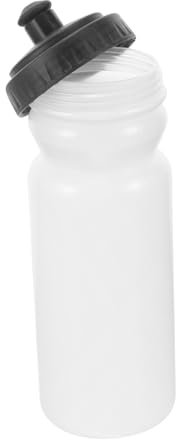 HONMEET Gourde de Fitness 620ml en PE, Prise en Main Confortable, Grosse Capacité, Facile à Transporter, pour Sport et Vie Quotidienne