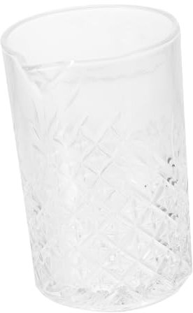 TOYANDONA 725ml Crystal Glass Mixing Cup Anti-Slip Cocktail Drinkware for Bartenders Bar Use