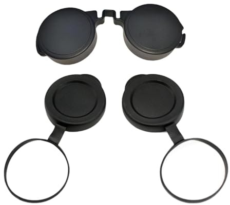 Binocular Lens Cap Binocular Accessories 10x42 Easy Installation Sturdy Spare Parts Covers Rubber Eyepiece