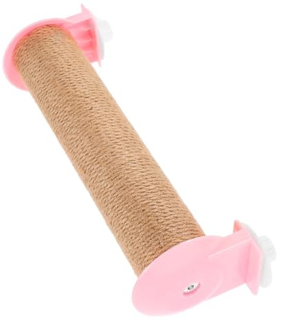 HAPINARY Post Rascador para Gatos de Cuerda de Yute Resistente Accesorio DIY para Jaulas Interiores para Trepar y Rascar Montaje Fácil Compatible con Jaulas de Gatos