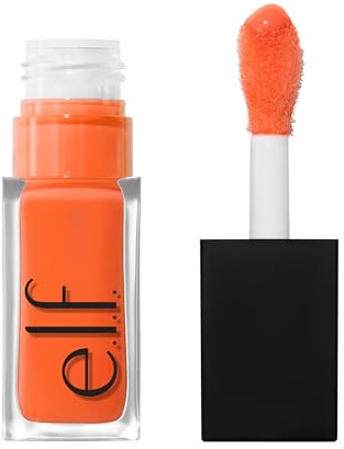 e.l.f. Glow Reviver Plumping Lip Oil, getöntes Lippenöl mit aufpolsternder Wirkung und Hochglanz-Finish, mit Jojobaöl, vegan und tierversuchsfrei, Dreamsicle