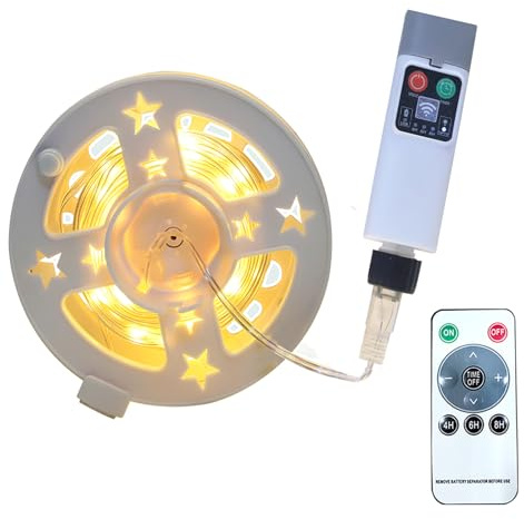 HOMOZE Rechargeable Fairy Lights 10M 100LED 8 Lighting Modes Waterproof String Lights USB and Battery Powered for Indoor &Outdoor Party Camping