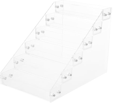 ABOOFAN Présentoir Vernis Ongles Acrylique Couches Étagère Rangement Manucure Transparente Organiseur pour Salon et Stockage Cosmétiques