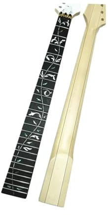 Gitarrenhals 24 Bünde Ahorn E-Gitarrenhals Gitarrenzubehör Teile Musikinstrumente