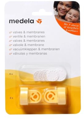 Medela 008.0293 Ventile und Mambranen, mehrfarbig