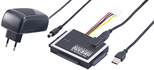 Xystec Festplatte Lesegerät: Universal-Festplatten-Adapter für IDE/SATA auf USB 3.0, inkl. Netzteil (SSD Lesegerät, SSD Festplatte Lesegerät, Festplattengehäuse)