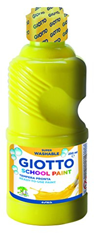 GIOTTO Schulfarbe, 250 ml, Primärgelb