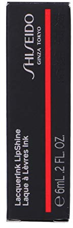 Shiseido LacquerInk Lip Shine Lipgloss, 305 Red Flicker, 1 x 6ml