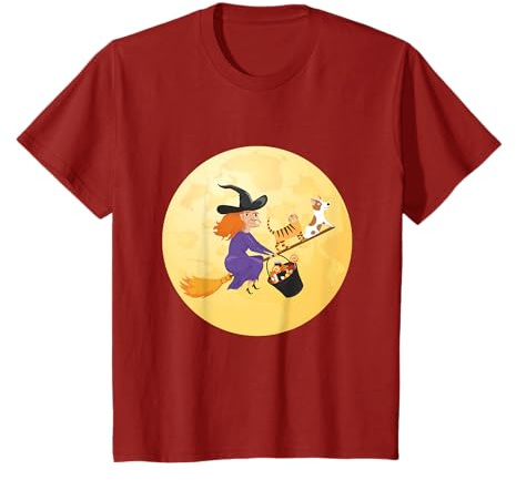 Fun Room On A Broom Halloween T-Shirt T-Shirt