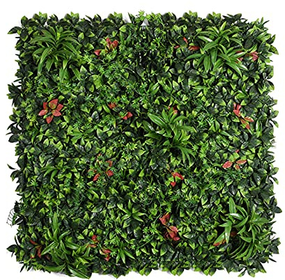 JINGAN privacidad hiedra | Pantalla privacidad valla artificial para balcón patio exterior - 19.68x19.68in Cercas Decorativas la pared del contexto del Follaje Falso