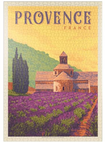 MyPuzzle France : Provence, Affiche Vintage - Premium 1000 Pièces Puzzle - Collection spéciale MyPuzzle de Anderson Design Group
