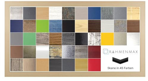 RahmenMax Skane Puzzlerahmen Bilderrahmen Posterrahmen 30x90 cm Ahorn Dekor Passgenau Handgefertigt inklusive klarer Acryl Verglasung