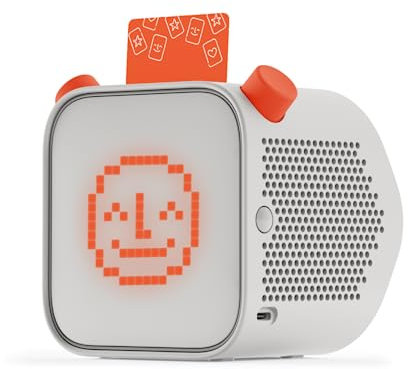 Yoto - Yoto Player (3ème Génération) Boîte à Histoires, Enceinte Bluetooth, Livres Audio Enfant, Musique, podcasts, Sons pour s'endormir, conteuse veilleuse, Horloge pédagogique, thermomètre, réveil