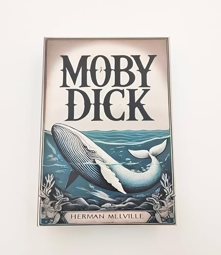 Pandiui23 Cassaforte libri segreti, cassetta di sicurezza portatile, scatola di denaro, cassaforte mimetica,scatola segreta (1, MOBY DICK)