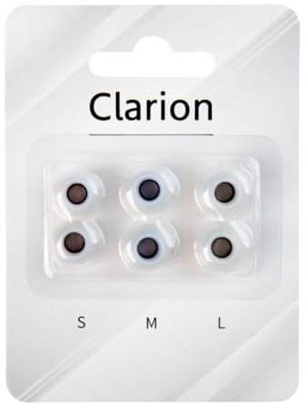 1 paio di gommini in silicone di ricambio per cuffie in- Ear