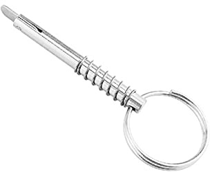 VIFERR Quick Release Pins,Diameter Quick Release Pin, 4pcs Stainless Steel Spring Loaded Safety Pin Boat Tongue Pins For Ship Top Deck Hinges